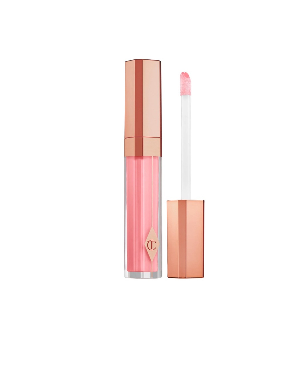 Charlotte Tilbury Lip Lustre Lip Gloss Color: Hall Of Fame - sheer glossy pink